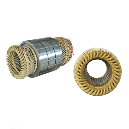 High voltage motor fixed part